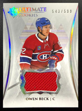 2023-24 Ultimate Collection Hockey Owen Beck Ultimate Rookies /599