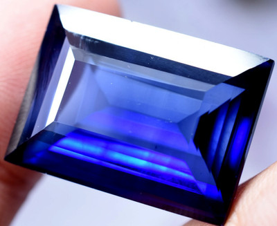 Natural 42.49 Ct Madagascar Royal Blue Sapphire GGL Certified Loose Gemstone