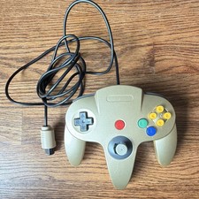 Nintendo Nintendo 64 Gold OEM Controller w/ Controller Pak NUS-004