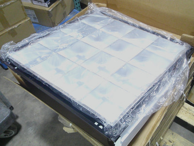 LITHONIA Parabolic Troffer 2'x2' 3'' Louver 16 Cell 2 Lamp U Bend T8 Mvolt Ballas
