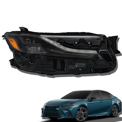 Black Dual Lens Headlight Assembly Right for Camry XSE 2025