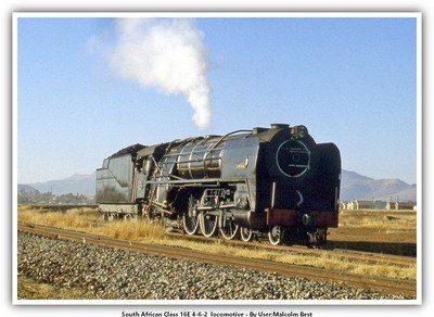 South African Class 16E 4-6-2   train railroad _issue8