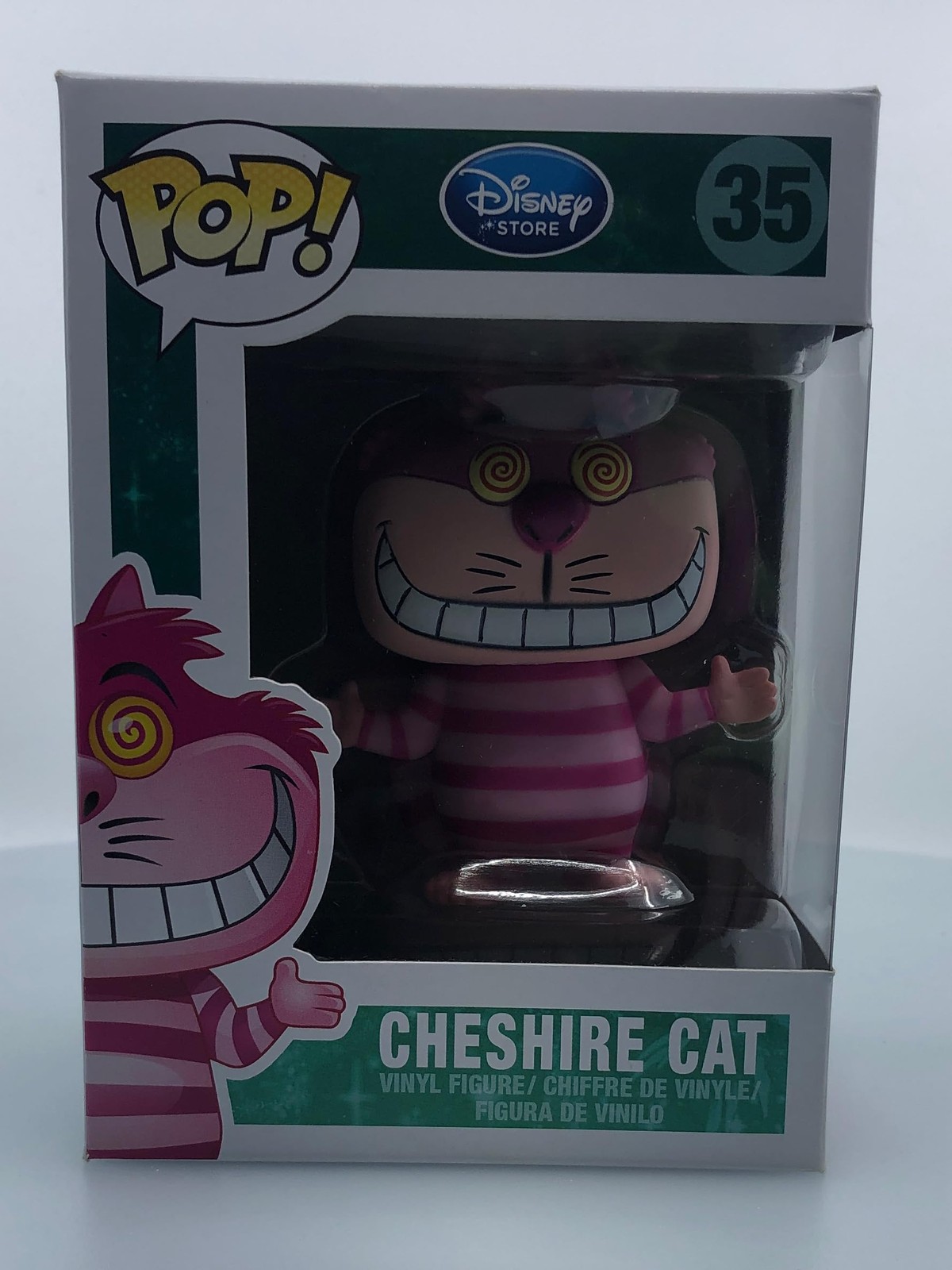 Funko Pop! Figura Vinilo Disney Alicia En El País De Las Maravillas Gato De Cheshire #35 Caja Dañada