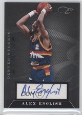 2010-11 Elite Black Box Status Signatures 81/99 Alex English #105 Auto HOF 0l2
