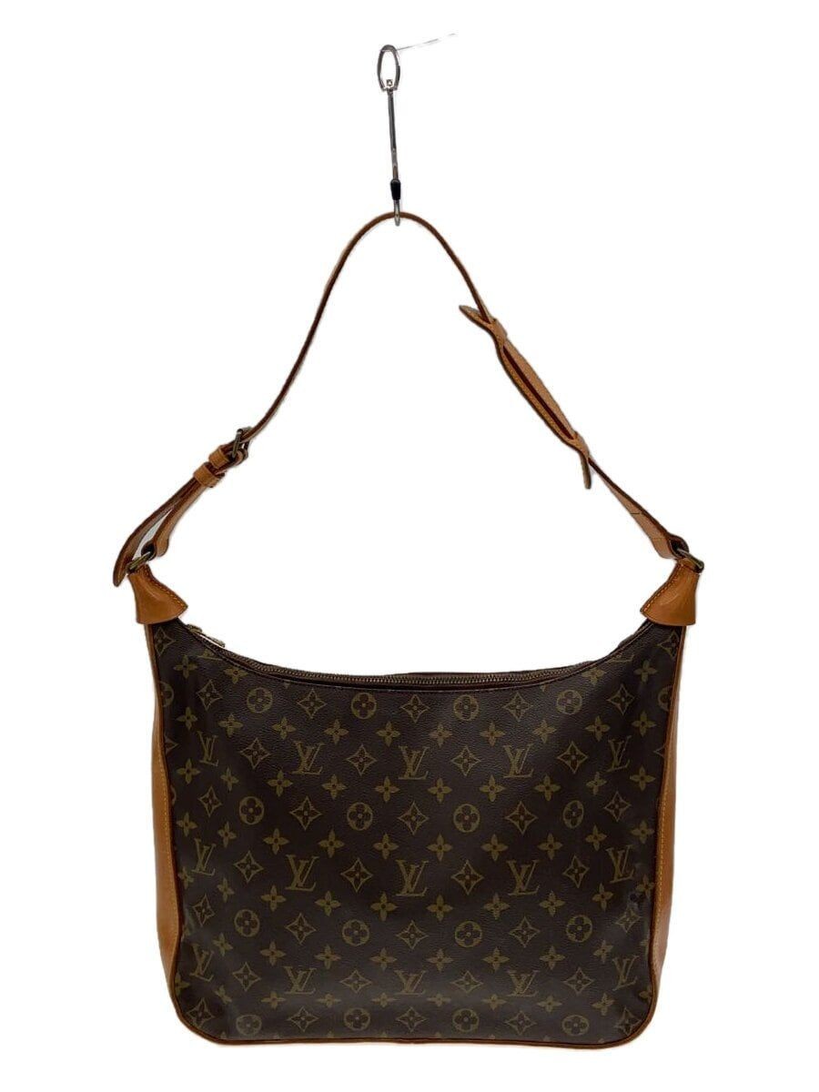 LOUIS VUITTON Shoulder Bag Boulogne 35_Monogram Canvas_BRW PVC Brown Used