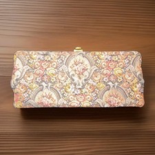 Vintage 1950 Tapestry Brocade Clutch Purse