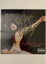 MARILYN MANSON Autographed, Signed Holywood 2000 CD Cover in MINT condition