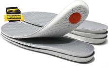3 Pairs Premium Comfort Shoe Replacement Insole, Shock Absorption Elastic Cushio