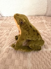 1950's Vintage Steiff Froggy with tag 3.5" x 3.5" Sitting frog