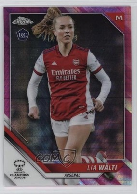 2021 Chrome UEFA Women's Champions League /150 Lia Walti Wälti #98 Rookie RC 1o2