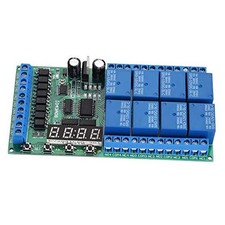Timer Relay, DC 12V 8 Channels Relay Module Multifunction Time Delay Relay