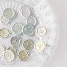 18Pcs/Pack Wax Seal Stamp Sticker Multi-Purpose Wax Seal Sticker for DIY Scrapbo