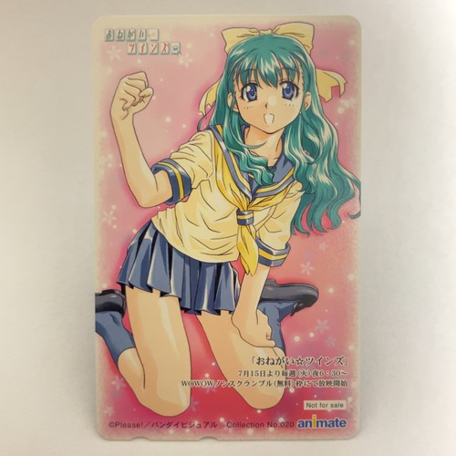[Unused] Please Twins! 2003 Telephone Card Japan rare teleca anime sexy girls - Picture 1 of 4