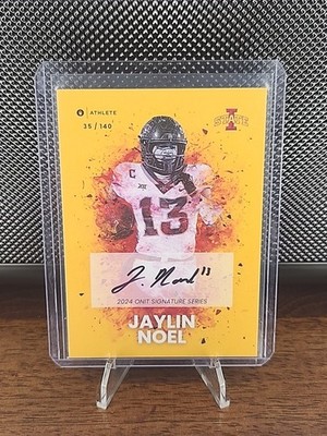 JAYLIN NOEL 2024 Onit On Card Autograph #35/140 Auto Iowa State Cyclones RC