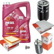 MAHLE Inspektionspaket 6 L MANNOL Diesel TDI 5W-30 für VW Golf III 1.9 TDGTD