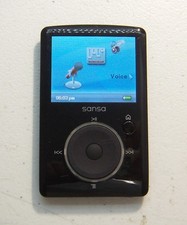 SanDisk Sansa Fuze 4GB Digital Media MP3 Player Black. Works great, Good cond.