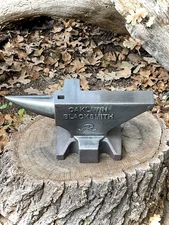 Blacksmithing Anvil London Pattern With Side Shelf 25 LBS Portable Anvil Harden