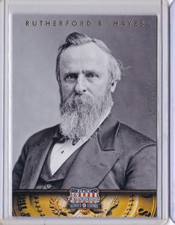 2012 PANINI AMERICANA HEROES & LEGENDS #19 RUTHERFORD B HAYES IDBLUE