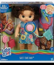 Baby Alive Sweet Tears Baby Brunette New and Sealed