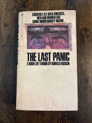 The Last Panic by Ronald Ruskin *Vintage Rare* 1979 Horror Paperback 1st Print