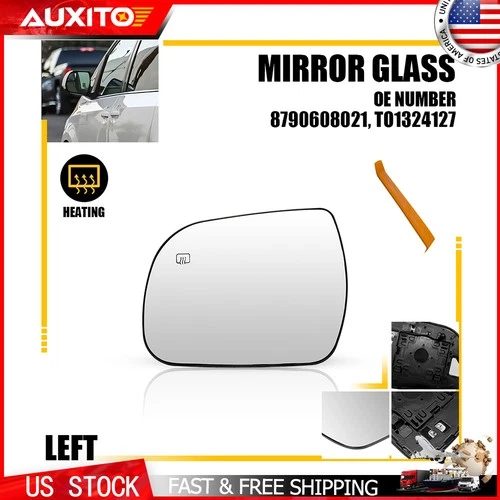 Heated Function Left Side Rearview Mirror Glass Fit For Toyota Sienna 2011-2019