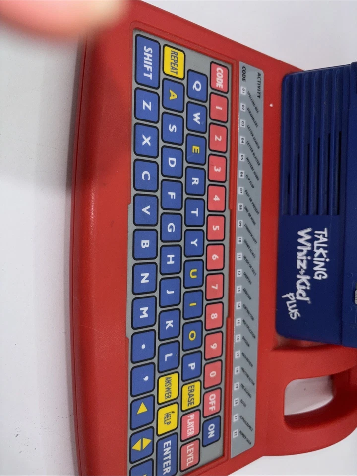 Vintage VTech Talking Whiz Kid Plus Learning Computer 1991 w/ Original Box Works - Image 3 of 4