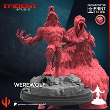 Werewolf Marvel Crisis Protocol Proxy Miniature | Trident MCP
