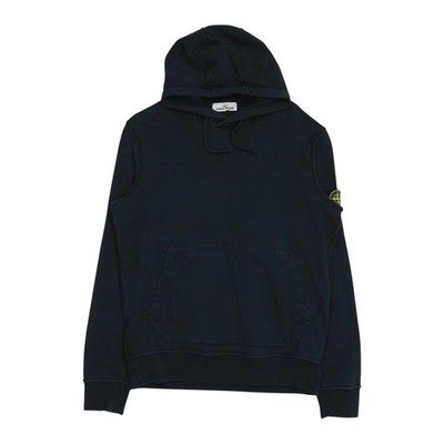 Stone Island A/W 22 Garment Dyed Popover Hoodie Größe L 