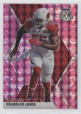2020 Panini Mosaic Pink Camo Mosaic Prizm Chandler Jones #12 7iu