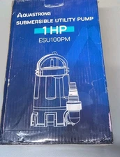 AQUASTRONG PSP100T 1 HP In Above Ground Pool Pump w Timer Self Priming w Basket