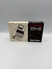 Vintage Canon TP-8 Pocket Printer Calculator Adding Machine Original Box, Works 