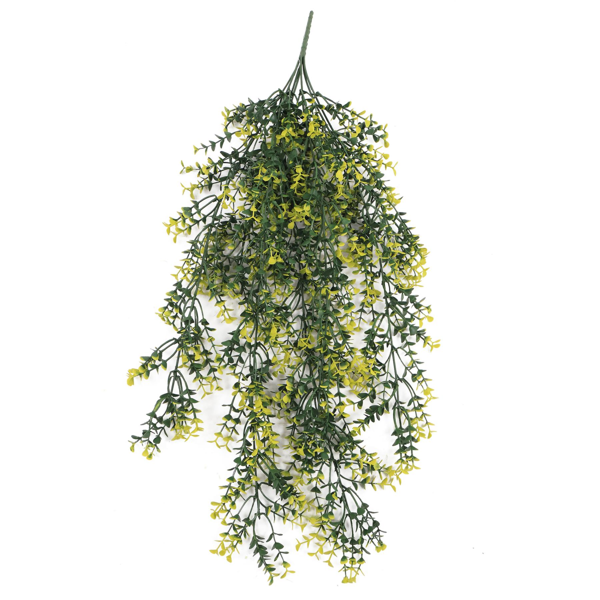 Leaf Unisex Green Hanging Uv & Fire Resistant Artificial Variegated Plant 76Cm In - Image 3