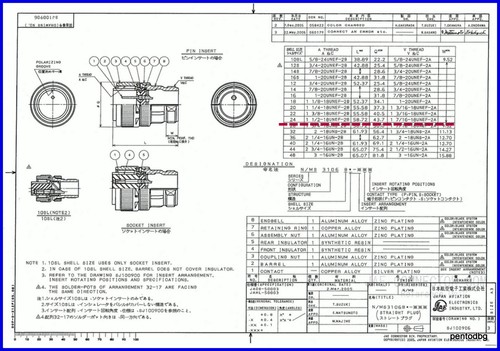 CONECTOR JAE 7 PINES MUJER MS3106B24-10S + ABRAZADERA DE CABLE FANUC CNC MILITAR - Imagen 6 de 12