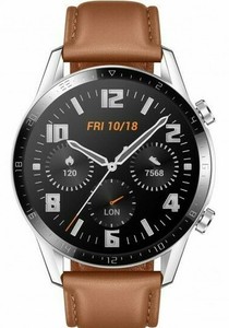 Huawei Watch GT2 Latona-B19s Leather 46mm - Pebble Brown TWO DAYS DELIVERY