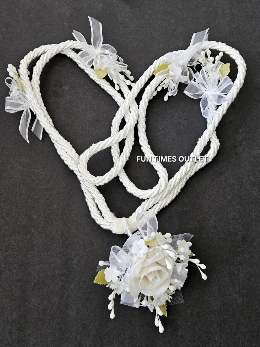 Lazo MoÃ±o Para Boda Wedding Lasso Ivory Flowers Rope Traditional