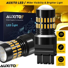 2X Bulbs LED LED 3157 Turn Backup Reverse Lamp Signal 3057 Light 3156 4157 Amber