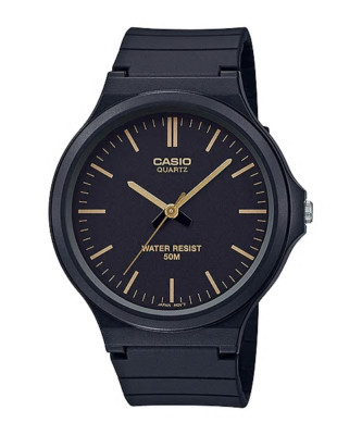 Casio MW240-1E2V, Analog Watch, Black Resin Band, 50 Meter Water Resistant, 43MM