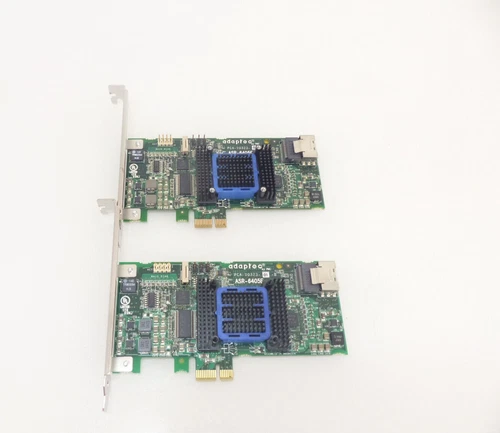 2 x Adaptec ASR-6405E SATA / SAS Card Raid Controller #2 R