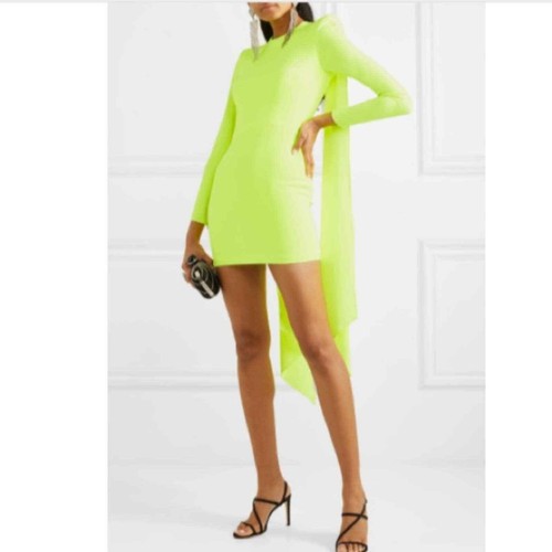 yellow alex perry dress