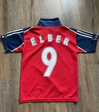 Vintage Bayern Munich Giovane Elber Soccer Jersey Size Youth Medium 
