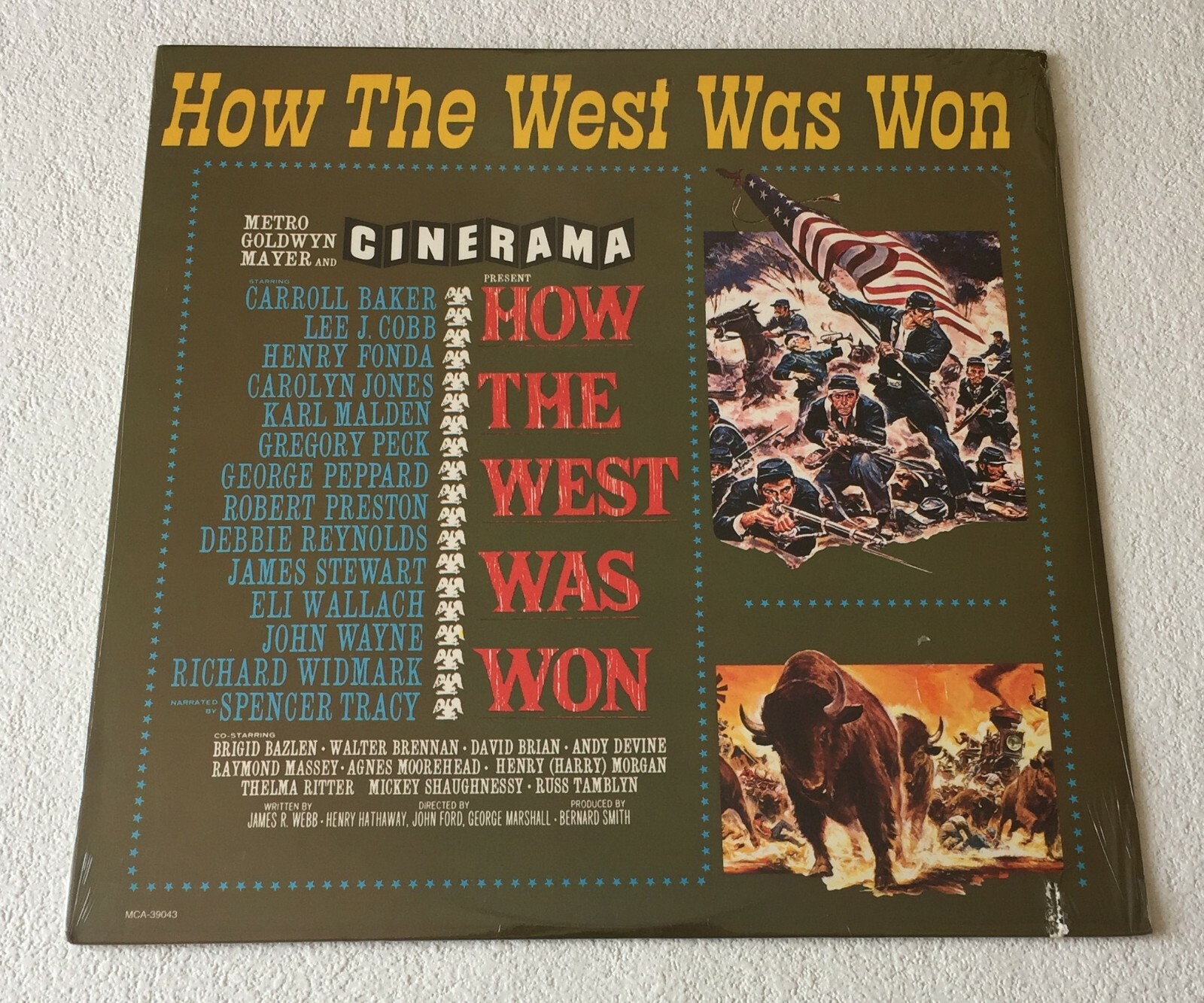 ALFRED NEWMAN ~ HOW THE WEST WAS WON ~ 1985 US VINYL LP REISSUE [STILL SEALED]
