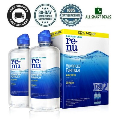 agua para lentes de contacto