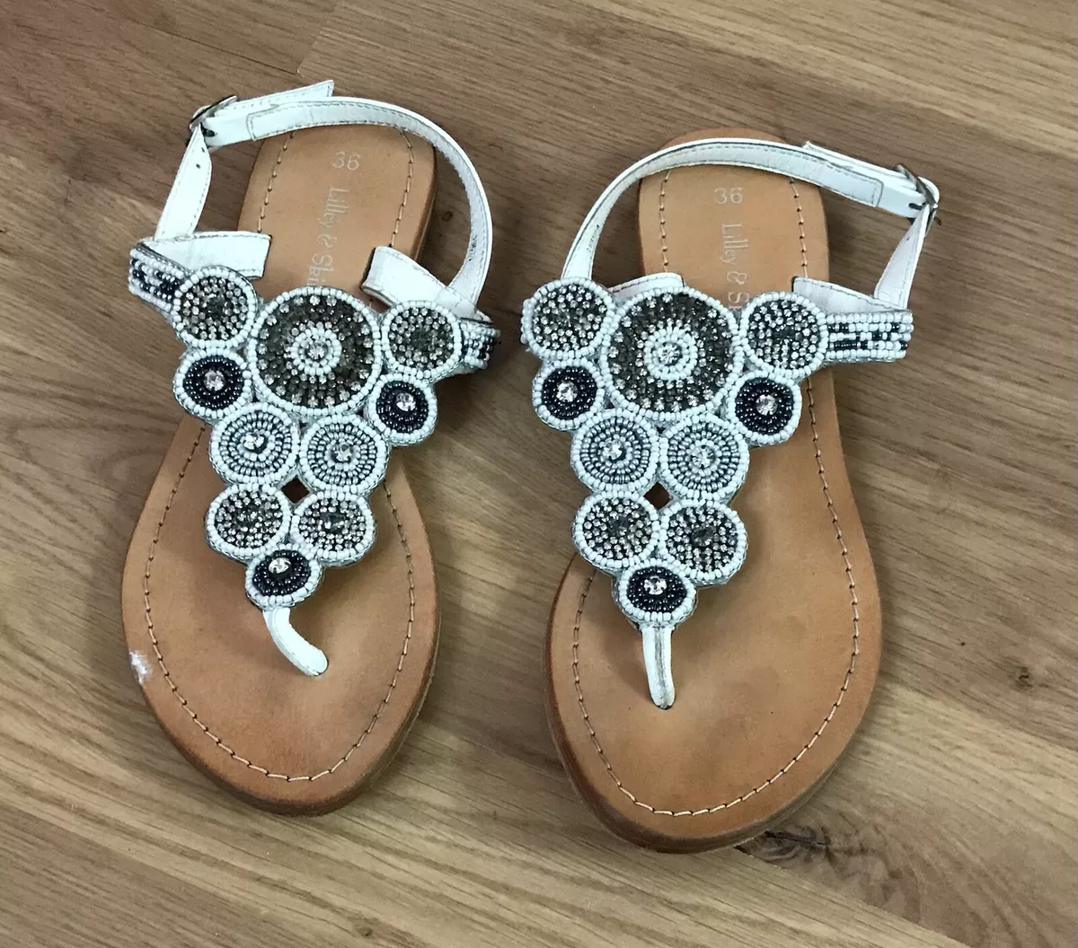 White sandals size 3 2025