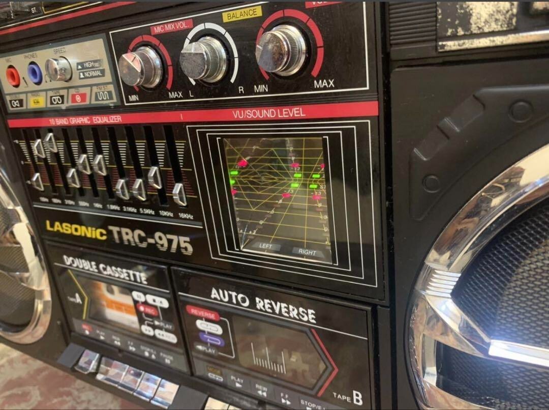 【バットマン】LASONIC TRC-975 Lasonic TRC-975 Boombox Stereo Radio Cassette Player