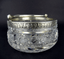 Details zu Antike Sterling Silber Kristall Zucker-Schale Korb Bonboniere Bowl Riga 1922-30 Beliebt und hoch bewertet