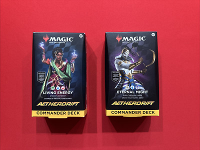 Commander Decks - Set of 2 - AETHERDRIFT - DFT - MTG - New/Sealed