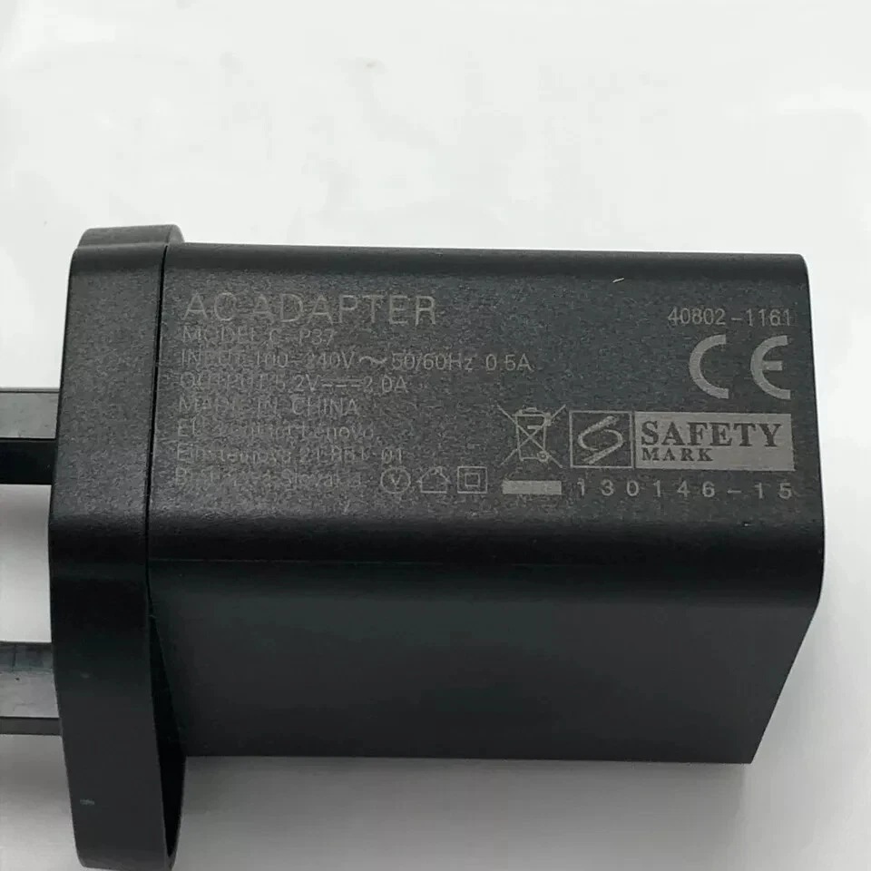 Genuine Lenovo Smartphone Mains Wall Charger Plug No Cord C-P37 5.2V 2.0A - Image 2 of 2