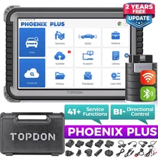 TOPDON Phoenix Plus OBD2 Diagnostic Scanner 41+ Reset Coding ∈CU Coding