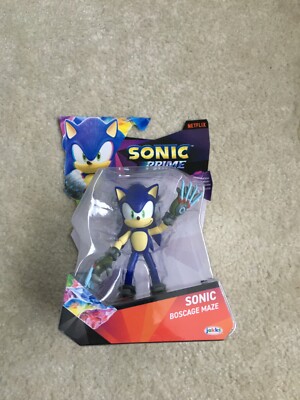Sonic Prime Netflix Boscage Maze Sonic 5'' Figure with Claws Jakks New