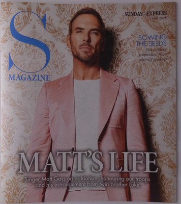 Scottish Sunday Express magazine 4th May 2025 Matt Goss on honouring our troops